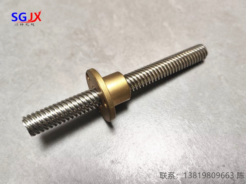 T10105頭 直徑10 10螺（luó）距2毫米 導程10毫米頭數5 梯形絲（sī）杆（gǎn）